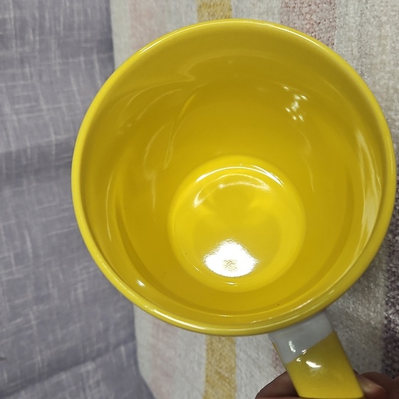 Yellow and White Spring Mug with Peeps Design - Picture 5 of 9